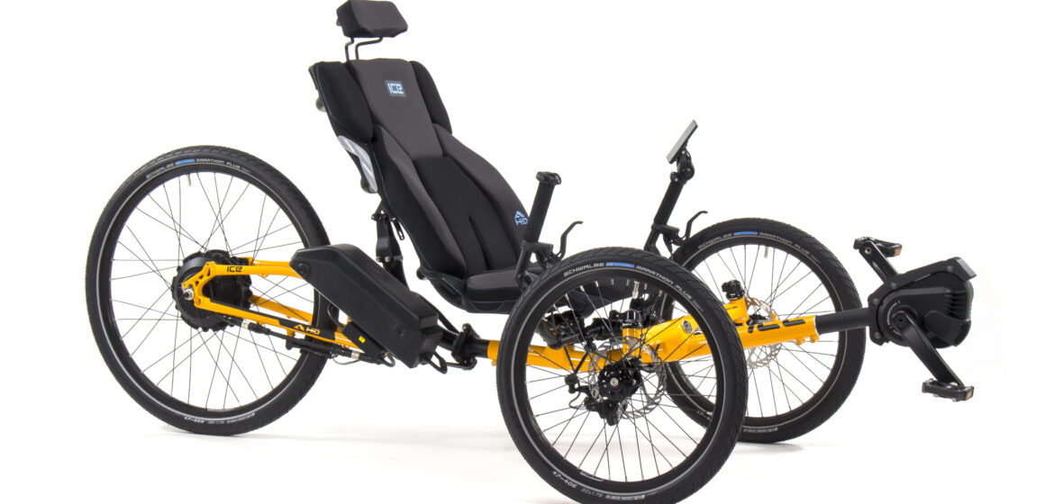 Icetrikes type adventure trike driewieler met kettingloze aandrijving pers systeem