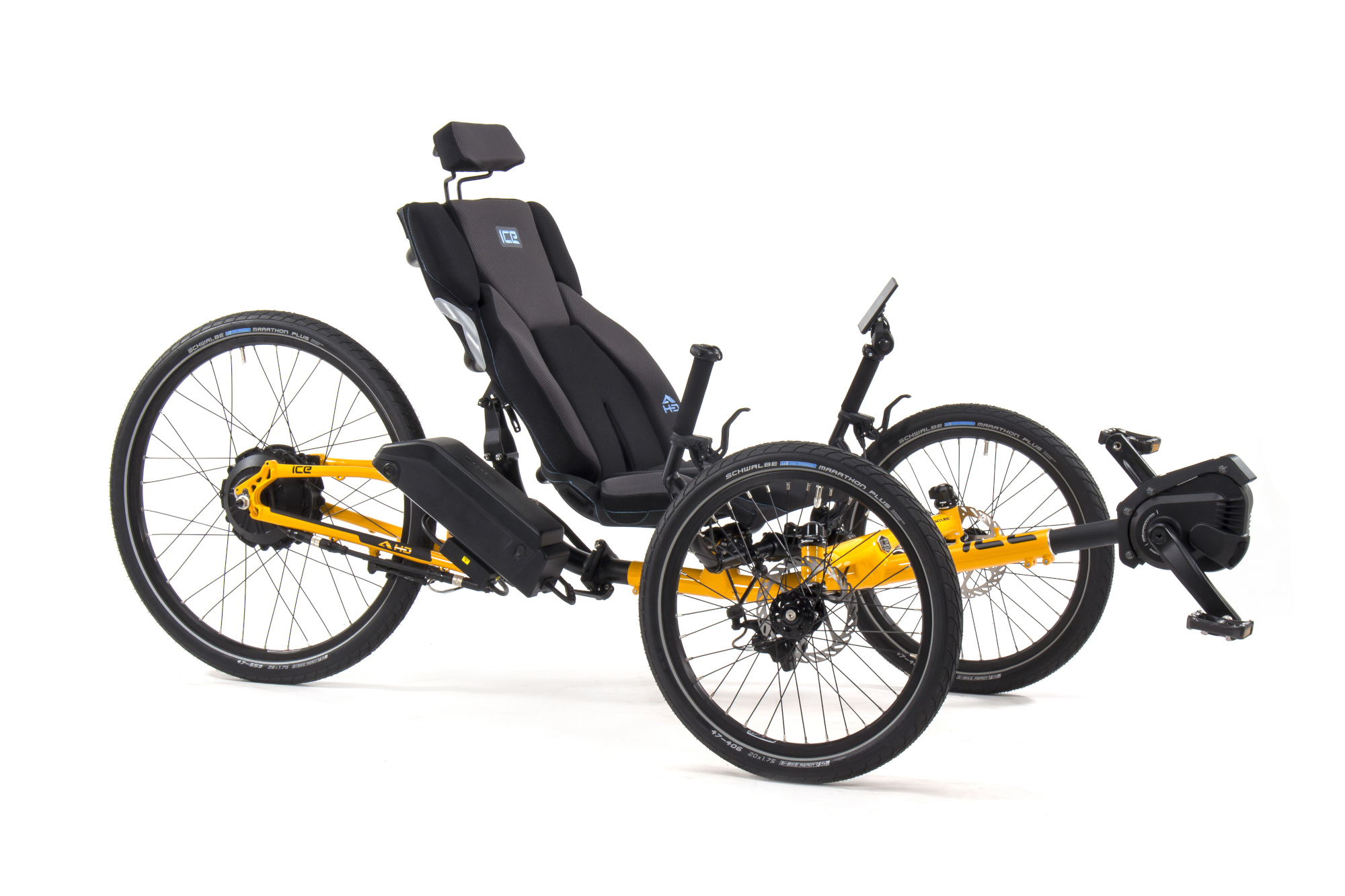 Icetrikes type adventure trike driewieler met kettingloze aandrijving pers systeem